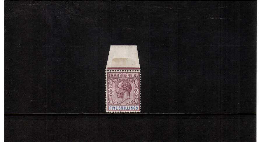 superb unmounted mint marginal single