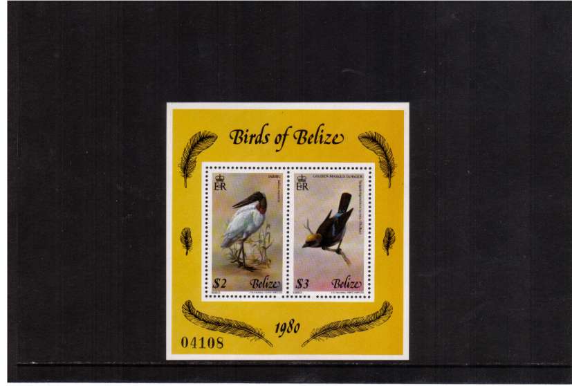 Birds (4th Series) minisheet superb unmounted mint