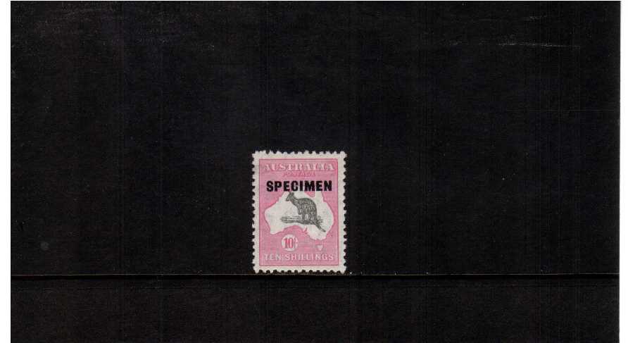 superb stamp with just a trace of a hinge mark overprinted SPECIMEN