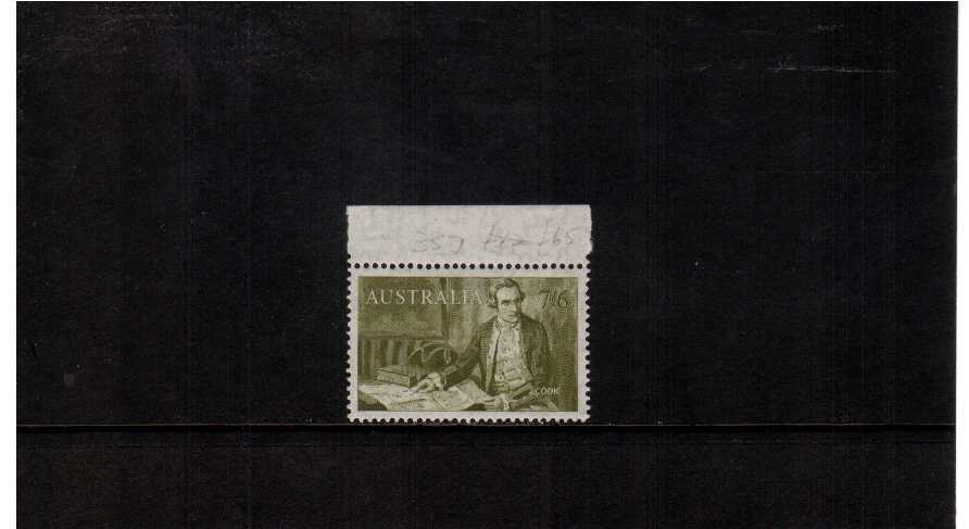 Captain James Cook - superb unmounted mint marginal single