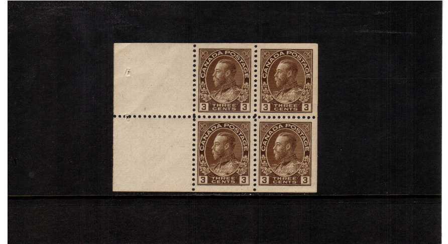 superb unmounted mint booklet pane of 4