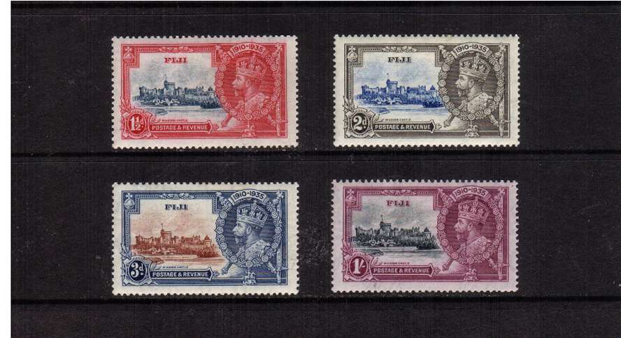 Silver Jubilee set of four lightly mounted mint.<br/><b>SEARCH CODE: 1935JUBILEE</b>
