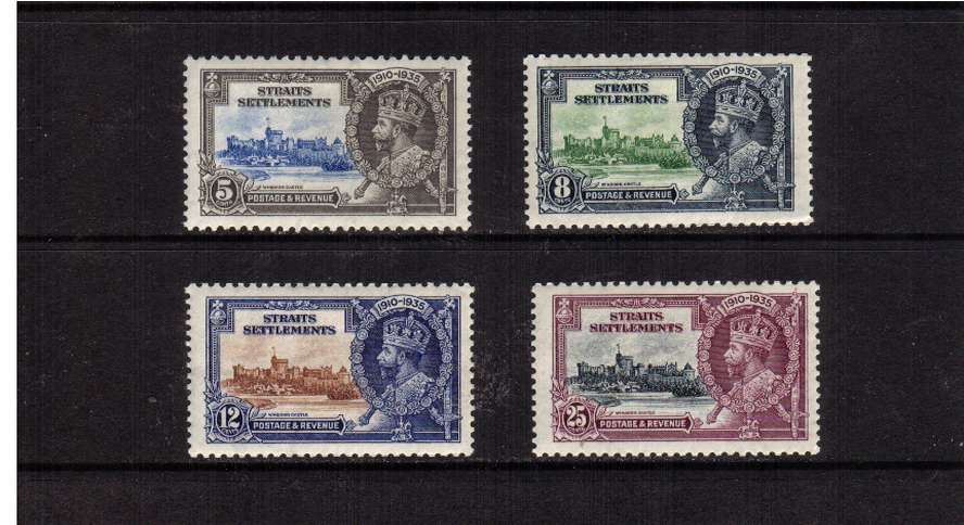 Silver Jubilee set of four lightly mounted mint.<br/><b>SEARCH CODE: 1935JUBILEE</b>