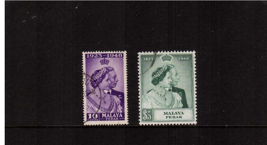 The Royal Silver Wedding set of two superb fine used.<br/><b>SEARCH CODE: 1948RSW</b>