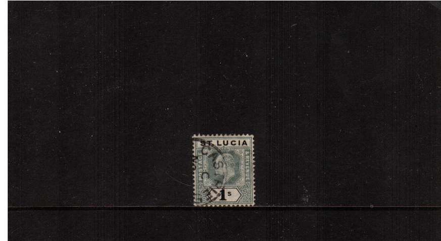 1/- Green and Black very fine used. SG Cat �38