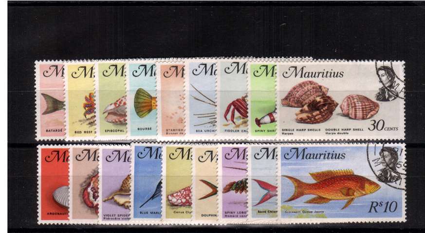 Fish - set of eighteen superb fine used