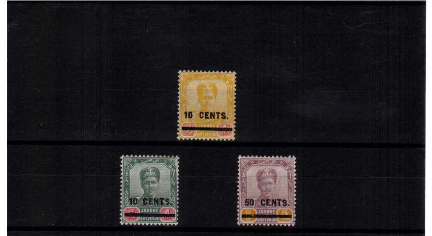 fine lightly mounted mint set of 3