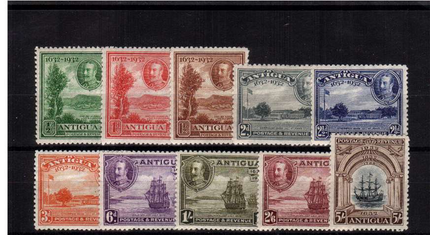 The Tercentenary set of ten lightly mounted mint. SG Cat �190.00
<br/><b>QQE</b>