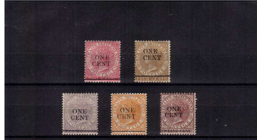 A good fresh looking mounted mint set of five.
<br/><b>QQE</b>
