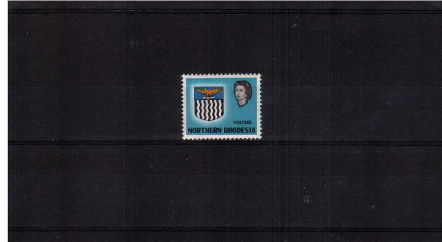 1d definitive  value lightly mounted mint showing the 1d value OMITTED. <br/><b>QQE</b>