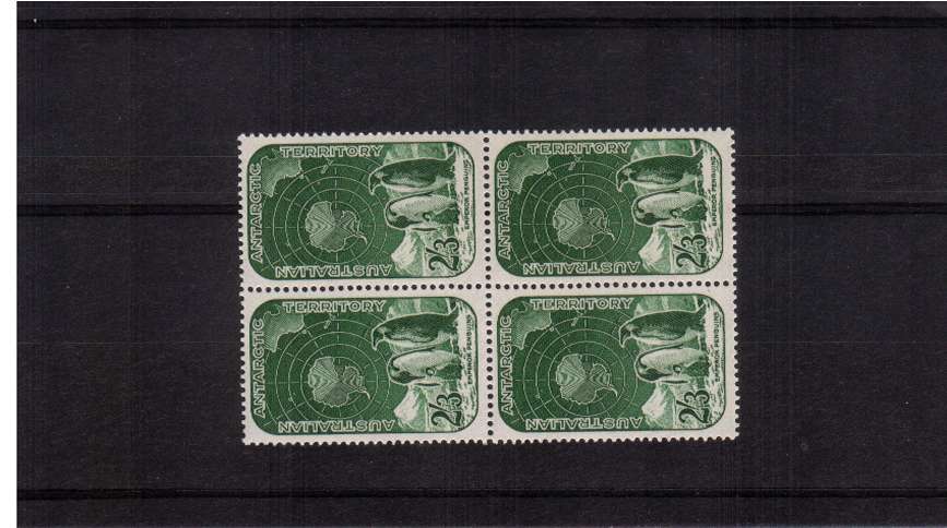 The top value to the set in a superb unmounted mint block of four. SG Cat 28.00
<br/><b>QQIG</b>