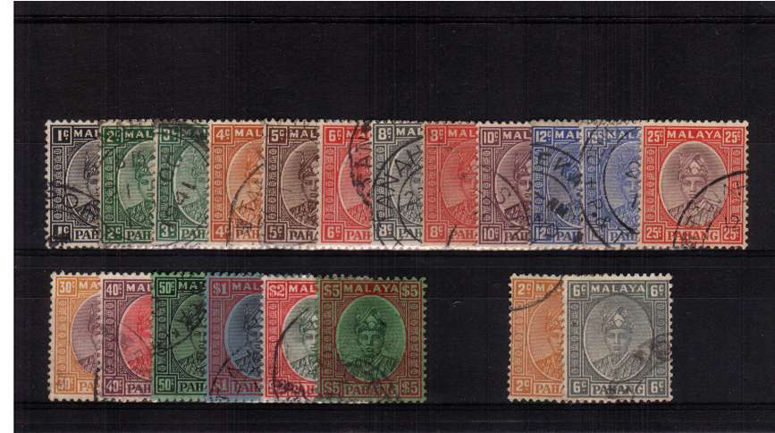 A fine used set of eighteen together with ''used'' examples of the not officially issued 2c and 6c. SG Cat 250
<br/><b>QQIG</b>