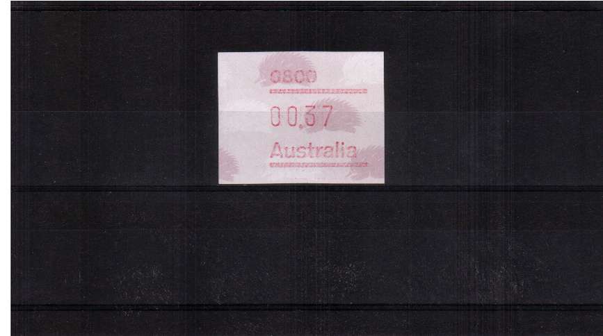 37c Echidna with 0800 Postcode FRAMA superb unmounted mint<br/>Issue Date: 1 JUNE 1988