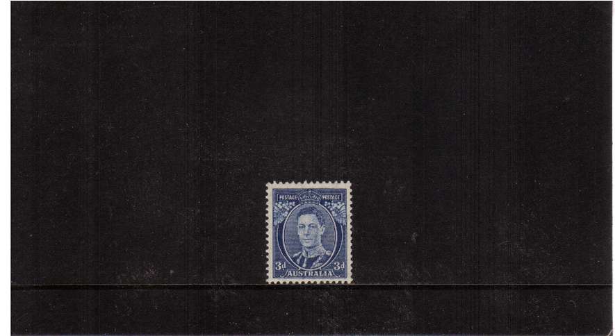 3d Blue - Die II<br/>
a superb unmounted mint single