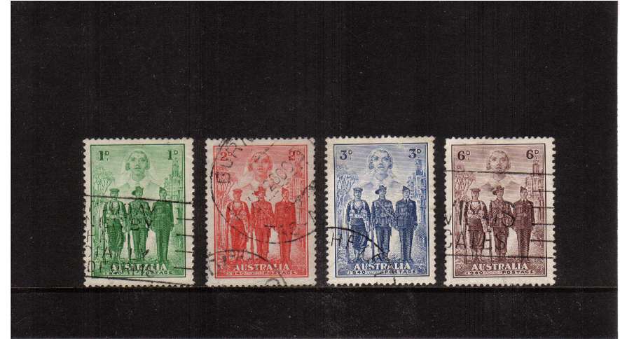 Australian Forces set of four good used