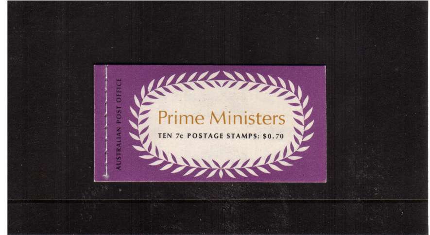 70c Famous Australians complete booklet