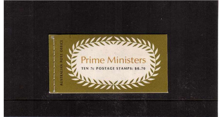 70c Famous Australians complete booklet