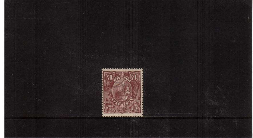 1�d GV Head  good  mounted mint with INVERTED WATERMARK.<br/>SG Cat �35.00