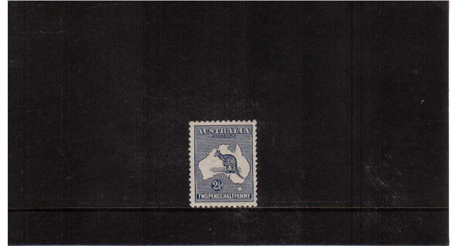 2�d Deep Blue Kangaroo VERY lightly mounted mint!