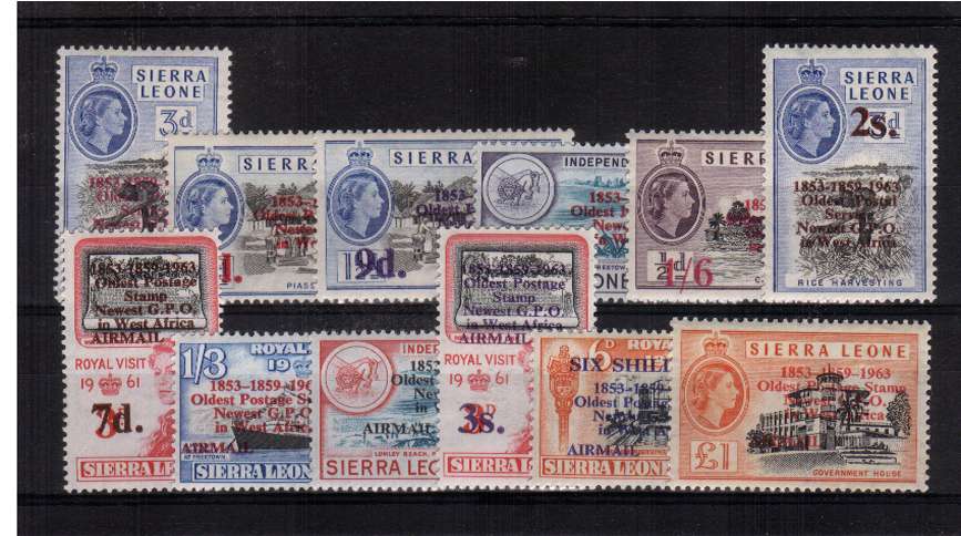 Postal Commemorations - Oldest Postal Service set of twelve superb unmounted mint.<br/><b>ZQV</b>
