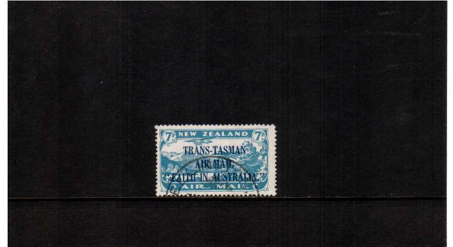 trans-tasman airmail issue superb fine used