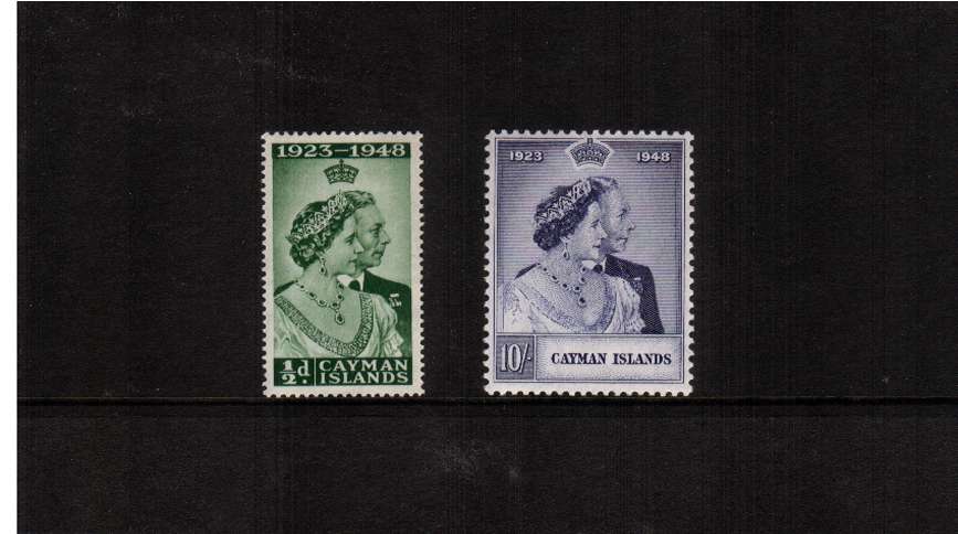 The 1948 Royal Silver Wedding set of two mounted mint.<br/><b>SEARCH CODE: 1948RSW</b>