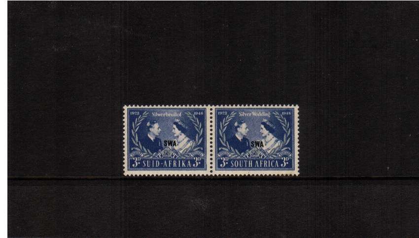 The 1948 Royal Silver Wedding pair mounted mint.<br/><b>SEARCH CODE: 1948RSW</b>