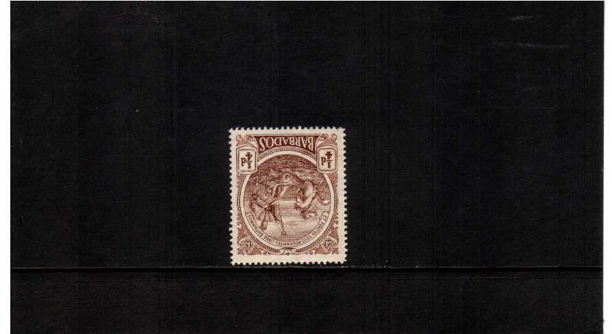 lightly mounted mint single with INVERTED watermark B&K state 