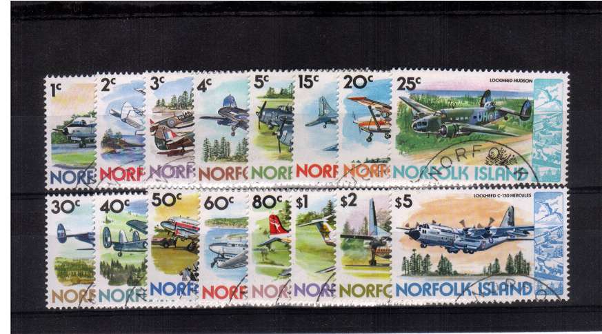 Aircraft - A superb fine used set of sixteen.
<br/><b>QQT</b>