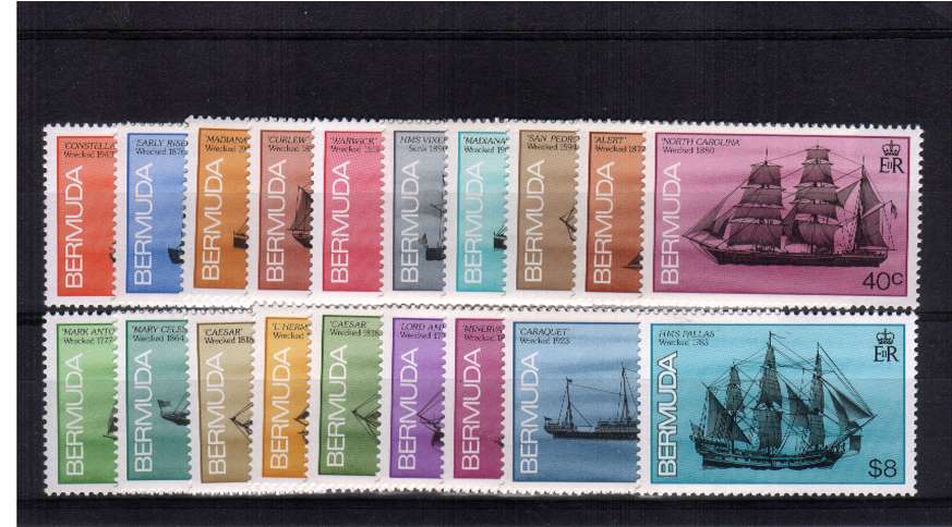 Shipwrecks - A superb unmounted mint set of nineteen.<br/><b>ZQL</b>