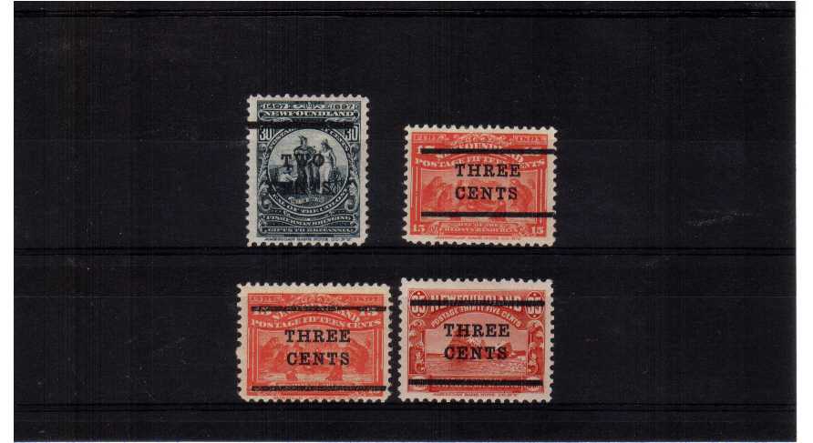 fine mounted minted set of 4