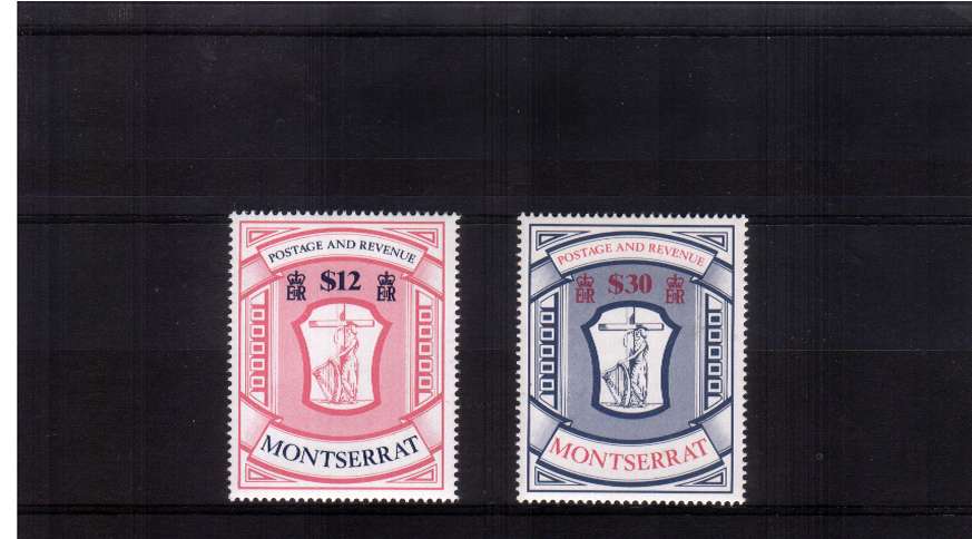 ''Arms'' High Value set of two superb unmounted mint. Seldom seen set!
<br/><b>QZQ</b>