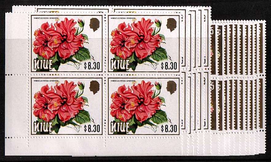 The Flowers set of sixteen in superb unmounted mint SW corner blocks of four.
<br/><b>QZQ</b>