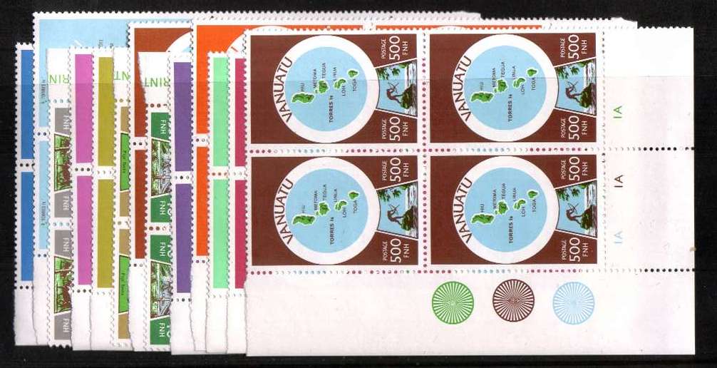 The Maps set of thirteen in superb unmounted mint corner cylinder blocks of four.
<br/><b>QZQ</b>