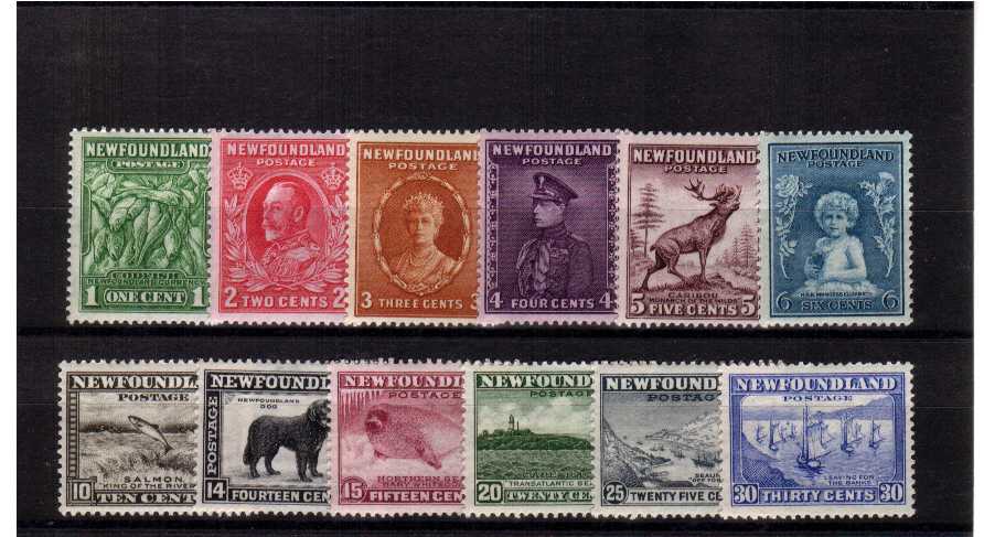 fine mounted mint set of twelve.
