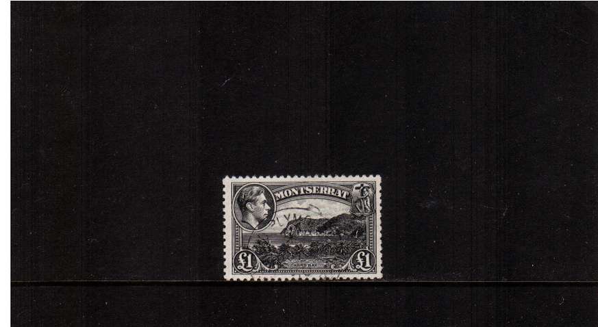 �1 Black superb fine used definitive odd value. Stunning!