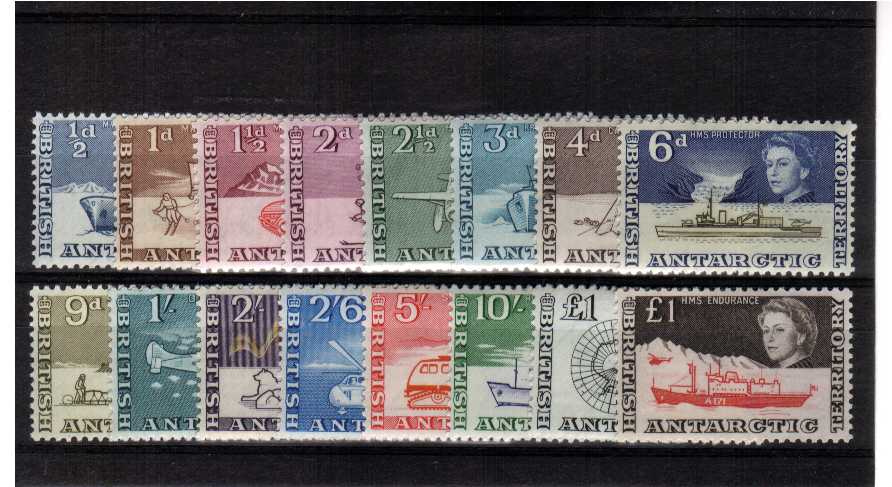A fine lightly mounted mint set of 16