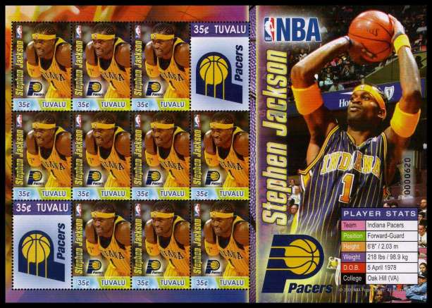 NBA - Basket Ball set of six sheetlets superb unmounted mint.<br/><b>ZQC</b>