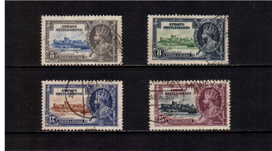 Silver Jubilee set of four superb fine used.
<br/><b>SEARCH CODE: 1935JUBILEE</b>