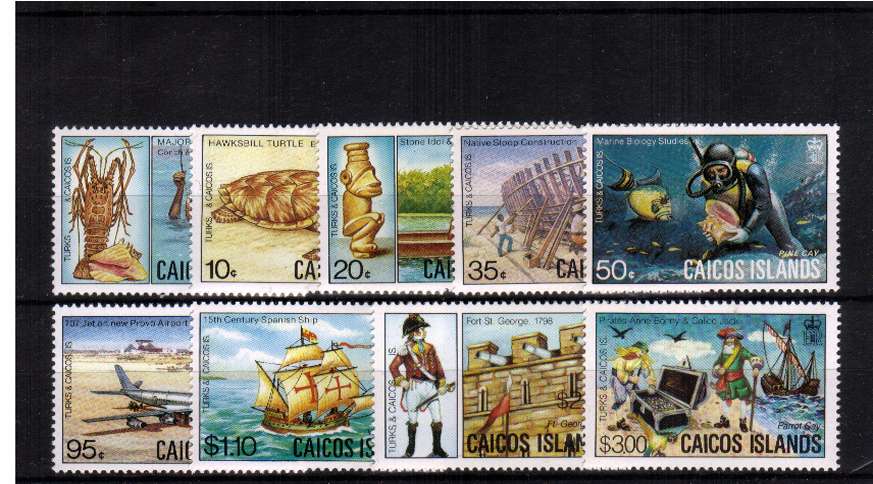 Scenes set of nine superb unmounted mint