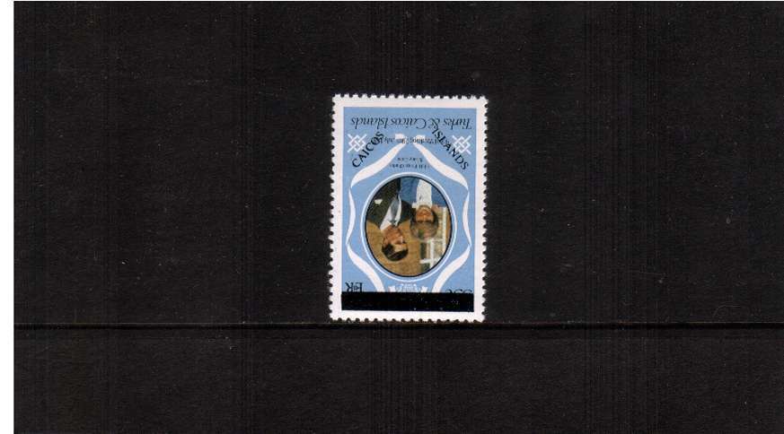 The 35c Royal Wedding with New York INVERTED OVERPRINT from the Perforation 12 printing. Appears unrecorded by SG. A superb unmounted mint stamp.