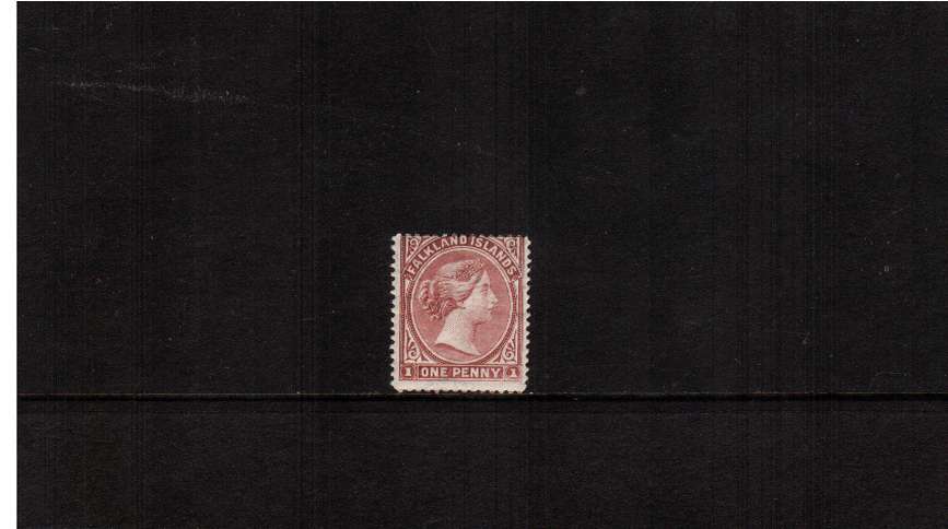 1d Pale Claret - Watermark Crown to Left of CA as seen from back.<br/>A fine SUPERB UNMOUTED MINT STAMP. Rare in this condition!
<br/><b>ZQF</b>