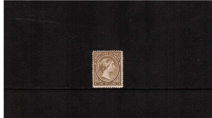 1/- Yellow-Brown. A good mounted mint single.
<br/><b>ZQF</b>