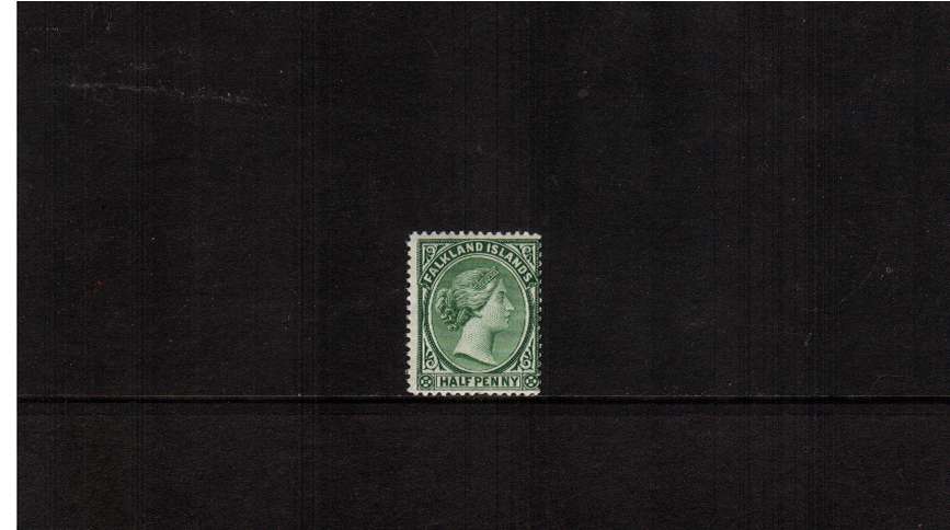 �d Green clearly showing watermark REVERSED. A fine lightly mounted mint stamp. SG Cat �200
<br/><b>ZQF</b>