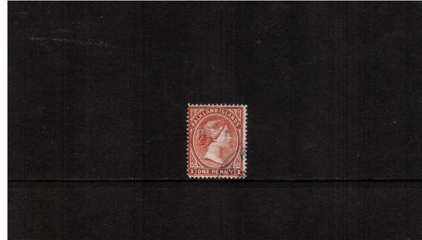 1d Pale Red with WATERMARK REVERSED. A very fine used example. SG Cat 375
<br/><b>ZQF</b>