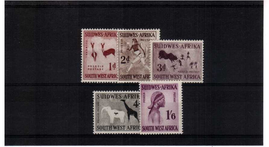 superb unmountd mint set of 5
