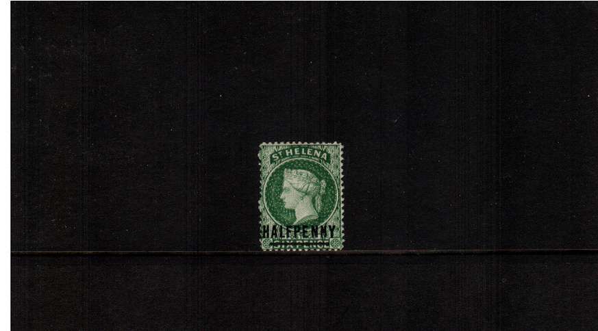 �d Green. A very fine lightly mounted mint stamp showing WATERMARK REVERSED.
<br/><b>ZQG</b>