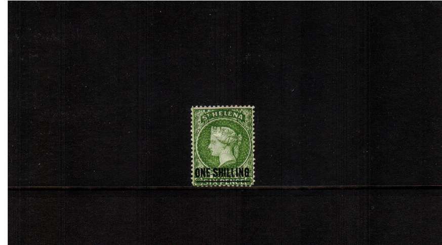 1/- Yellow-Green. A very fine and fresh very lightly mounted mint stamp. Lovely!
<br/><b>ZQG</b>