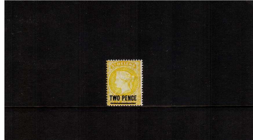 2d Yellow. A superb bright and fresh lightly mounted mint stamp.
<br/><b>ZQG</b>