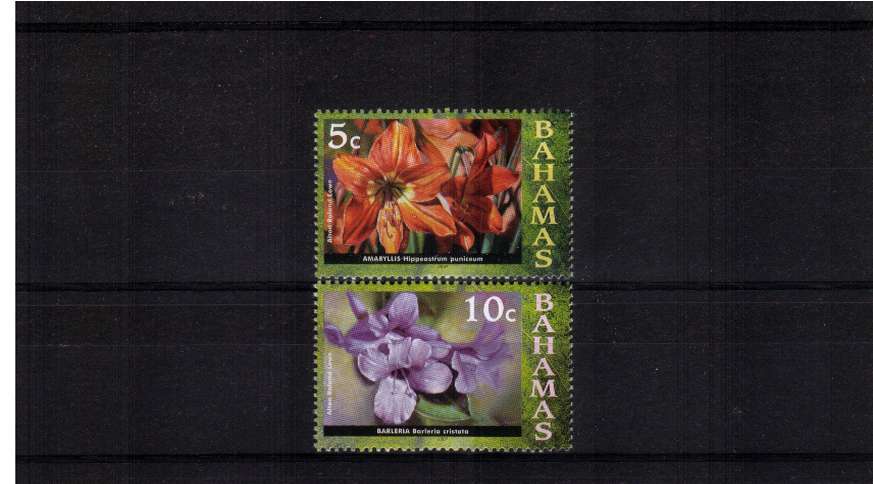 Flowers set of two with 2007 imprint dates set of two.
<br/><b>ZQL</b>